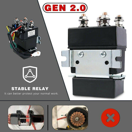 X-BULL Electric Winch 4500LBS/2041KG Steel Cable Wireless Remote Boat ATV 4WD.