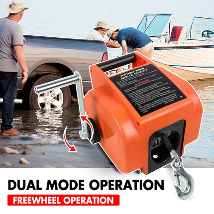 X-BULL 12V Electric Boat Winch 5000LBS Portable Wireless Remote Trailer Winch Steel Cable.