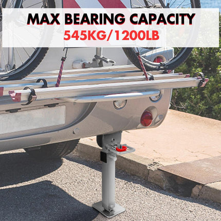 X-BULL Drop Down Corner Legs 440MM- 560MM Caravan Corner Stabilizer 1200LBS 2PCS Silver.