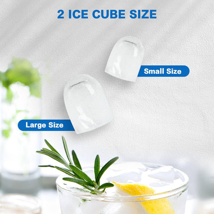 X-BULL Ice Maker Machine Commercial Portable  Ice Cube 2.2L Home Bar Benchtop Black.