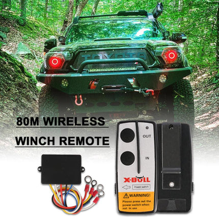 X-BULL Winch Solenoid Relay 12V 500A Winch Controller Twin Wireless Remote4WD4x4.