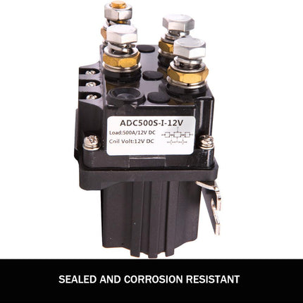 X-BULL Winch Solenoid Relay Controller 500A DC Switch 4WD 9500LBS-17000LBS 4x4.