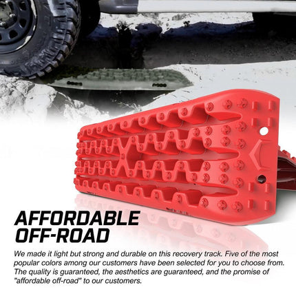 X-BULL Recovery tracks Sand tracks KIT Carry bag mounting pin Sand/Snow/Mud 10T 4WD-red Gen3.0.