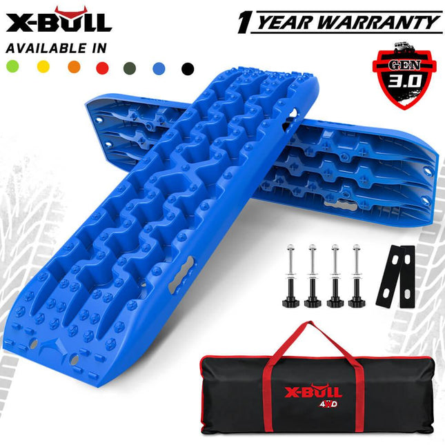 X-BULL Recovery tracks Sand tracks KIT Carry bag mounting pin Sand/Snow/Mud 10T 4WD-BLUE Gen3.0.