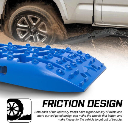 X-BULL Recovery tracks Sand tracks KIT Carry bag mounting pin Sand/Snow/Mud 10T 4WD-BLUE Gen3.0.