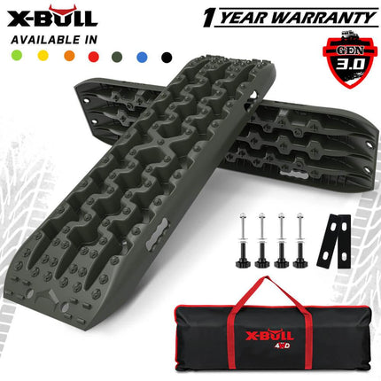 X-BULL Recovery tracks Sand tracks KIT Carry bag mounting pin Sand/Snow/Mud 10T 4WD-OLIVE Gen3.0.