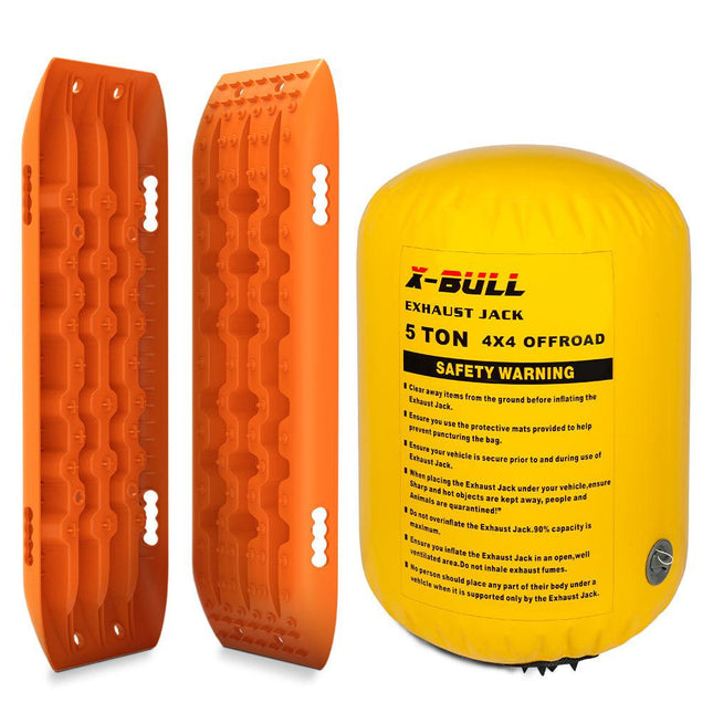 X-BULL Exhaust Jack Air Jack Rescue Kit/ 2PCS Recovery Tracks Boards  4x4 4WD Gen2.0.