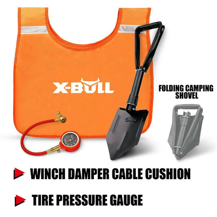 X-BULL Winch Recovery Kit Recovery tracks /Snatch Strap Off Road 4WD.
