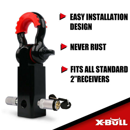 X-BULL Winch Recovery Kit Recovery tracks /Snatch Strap Off Road 4WD.