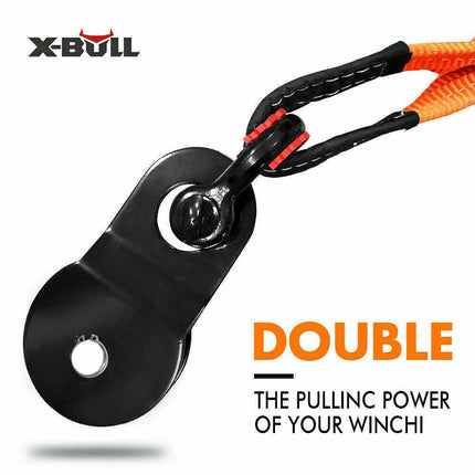 X-BULL Winch Recovery Kit 11PCS 4WD 4x4 Pack Off Road Snatch Strap Essential.