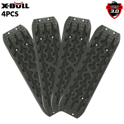 X-BULL Recovery tracks / Sand tracks / Mud tracks / Off Road 4WD 4x4 Car 2 Pairs Gen 3.0 - Olive.