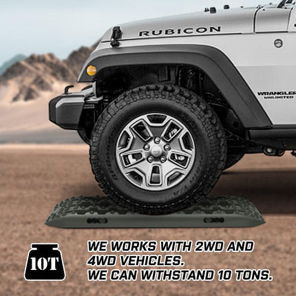 X-BULL Recovery tracks / Sand tracks / Mud tracks / Off Road 4WD 4x4 Car 2pcs Gen 3.0 - Olive.