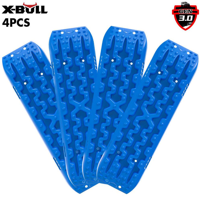 X-BULL Recovery tracks Mud Snow / Sand tracks / Grass 4X4 Caravan 2pairs 4WD Gen 3.0 - Blue.