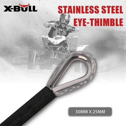 X-BULL Winch Rope 5.5mm x 13m Dyneema Synthetic Rope Tow Recovery Offroad 4wd4x4.