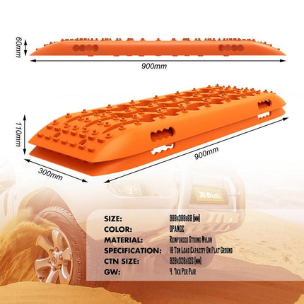 X-BULL Recovery Tracks Sand Track Mud Snow 10T 2 Pairs 4PC 4WD 4X4 Gen 2.0.
