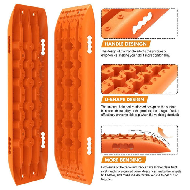 X-BULL Recovery tracks Sand tracks 2pcs Sand / Snow / Mud 10T 4WD Gen 2.0.