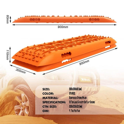 X-BULL Recovery tracks Sand Trucks Offroad With 4PCS Mounting Pins 4WDGen 2.0.