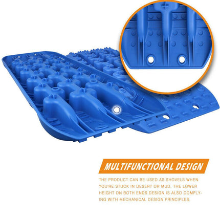 X-BULL Recovery tracks Sand Trucks Offroad With 4PCS Mounting Pins 4WDGen 2.0 - blue.