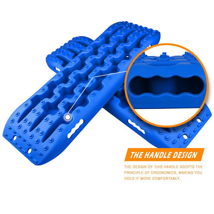 X-BULL Recovery tracks Sand Trucks Offroad With 4PCS Mounting Pins 4WDGen 2.0 - blue.