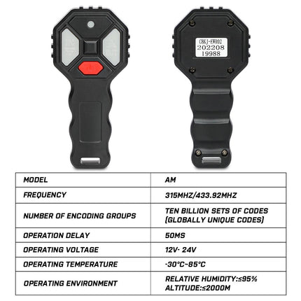 X-BULL 2x Wireless Winch Remote Control 12 Volt Handset Switch 150ft 4WD.