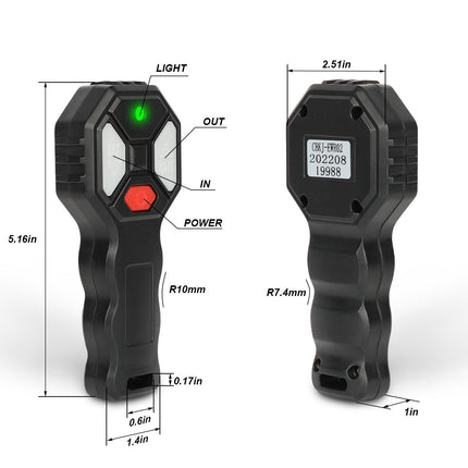 X-BULL 2x Wireless Winch Remote Control 12 Volt Handset Switch 150ft 4WD.
