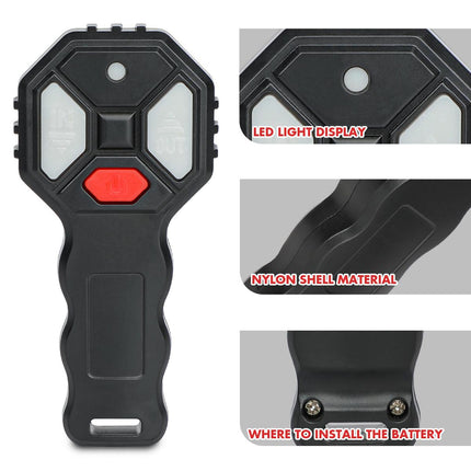 X-BULL 2x Wireless Winch Remote Control 12 Volt Handset Switch 150ft 4WD.