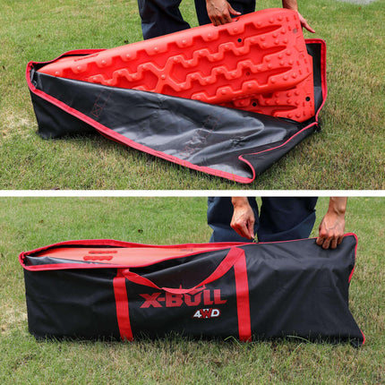X-BULL Recovery tracks Carry Bag 4x4 Extraction Tred Bag Black.