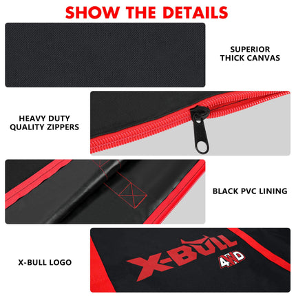 X-BULL Recovery tracks Carry Bag 4x4 Extraction Tred Bag Black.