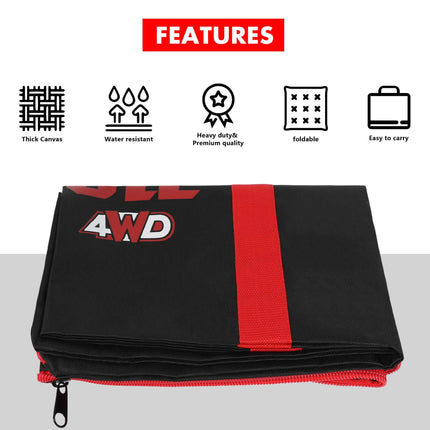 X-BULL Recovery tracks Carry Bag 4x4 Extraction Tred Bag Black.