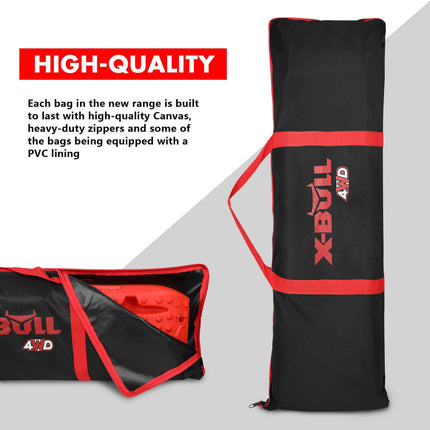 X-BULL Recovery tracks Carry Bag 4x4 Extraction Tred Bag Black.