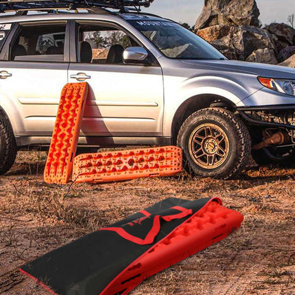 X-BULL Recovery tracks Carry Bag 4x4 Extraction Tred Bag Black.