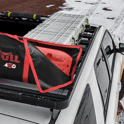 X-BULL Recovery tracks Carry Bag 4x4 Extraction Tred Bag Black.