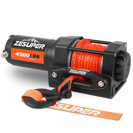 ZESUPER 4500LB Electric Winch 12V Wireless Portable ATV UTV Boat Trailer.