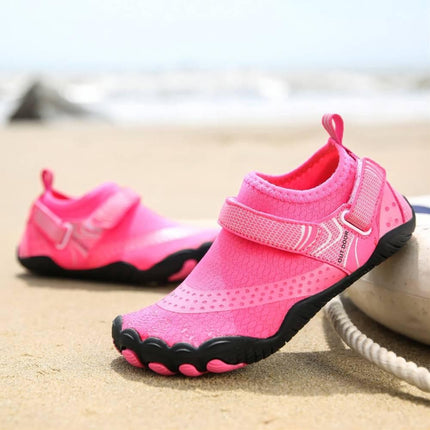 Women Water Shoes Barefoot Quick Dry Aqua Sports Shoes - Pink Size EU38 = US5.