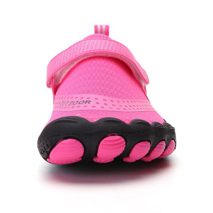 Women Water Shoes Barefoot Quick Dry Aqua Sports Shoes - Pink Size EU38 = US5.
