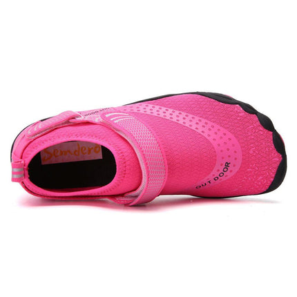 Women Water Shoes Barefoot Quick Dry Aqua Sports Shoes - Pink Size EU38 = US5.