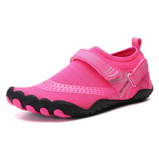 Women Water Shoes Barefoot Quick Dry Aqua Sports Shoes - Pink Size EU38 = US5.
