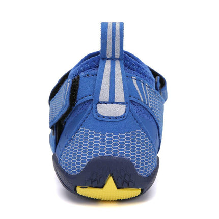 Kids Water Shoes Barefoot Quick Dry Aqua Sports Shoes Boys Girls - Klein Blue Size Bigkid US4 = EU36.