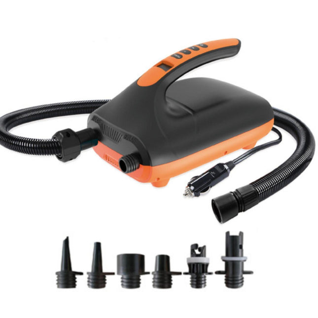 20psi Dual Stage Electric Air Pump for Inflatable Boat SUP Kayak High Pressure.