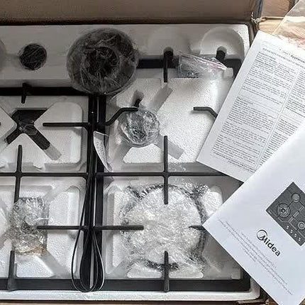 Gas Glass Cooktop 60cm Black.