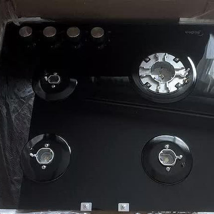 Gas Glass Cooktop 60cm Black.