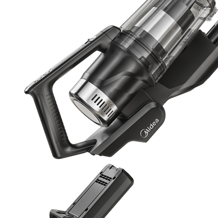 Midea P8 Station Stick Vacuum with Auto-Empty Dust Station.