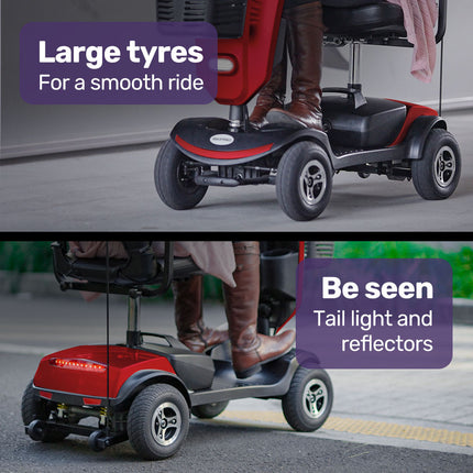 EQUIPMED Mobility Scooter For Elderly Motorized Electric Older Adults 4 Riding.