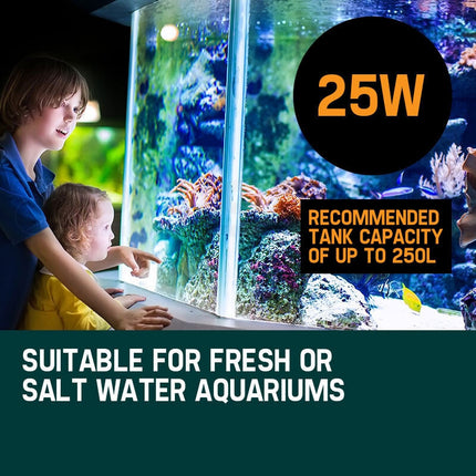 PROTEGE Aquarium External Canister Fish Tank Pump Pond Pressure Filter Garden 1250 L/H.