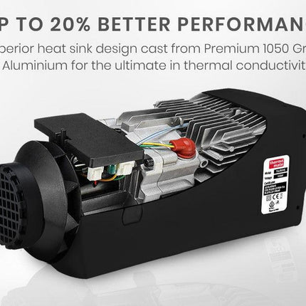 Thermomate Diesel Heater 12V 5kW Caravan Tank Remote Camper Trailer Van Air Motorhome Parking RV.