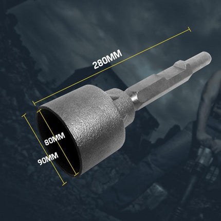 BAUMR-AG Jack Hammer Star Picket Stake Post Driver Chisel Jackhammer Bit.