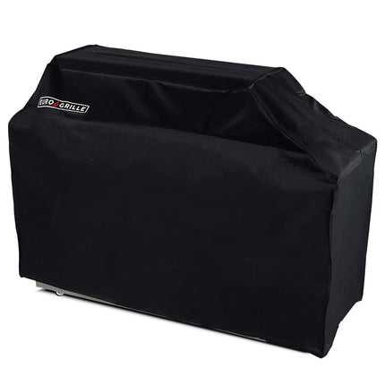 EuroGrille Cover for 8 Burner Double Hood BBQ, Black.