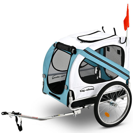 TAG-ALONG Pet & Cargo Bike Trailer, Bicycle Pet & Cargo Trailer, Cargo Carrier, Blue.