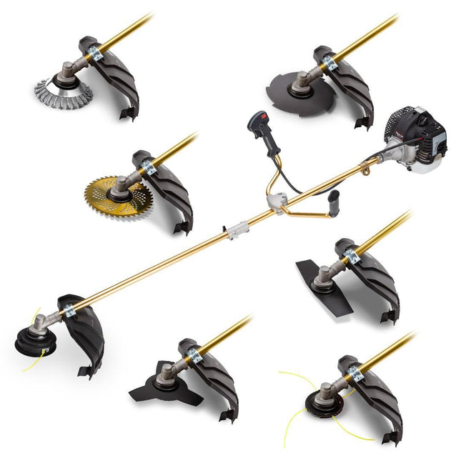Baumr-AG 65CC Brushcutter Whipper Snipper Trimmer Brush Cutter Multi Pole Tool.