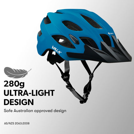 VALK Mountain Bike Helmet Small 54-56cm MTB Bicycle Cycling Safety Accessories.